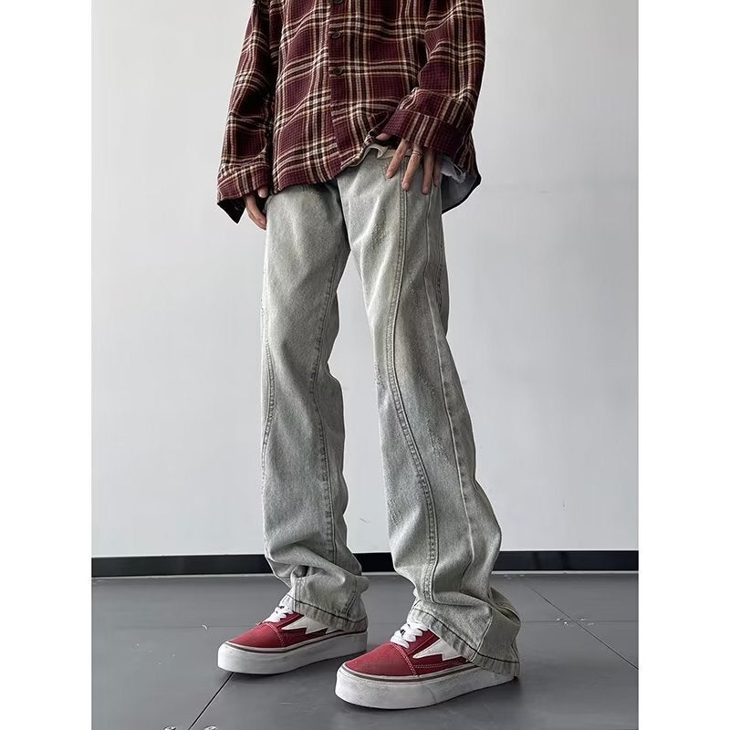 Unisex Casual Daily Denim Jeans - Image 2
