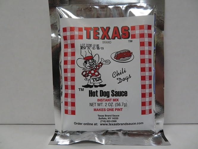 Texas Buffalo's Own Texas Brand Texas Hots Hot Dog Sauce Instant Mix Packet