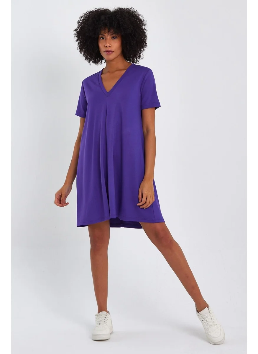الكسندر جاردي V-Neck Tunic Dress (B23-002100)