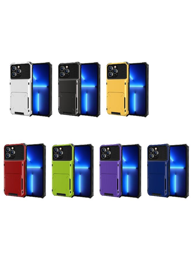 S-TOP Case For iPhone 14 Plus Scratch-Resistant Shockproof Heavy Duty Rugged Armor Protective Case with Card Slot - Image 2