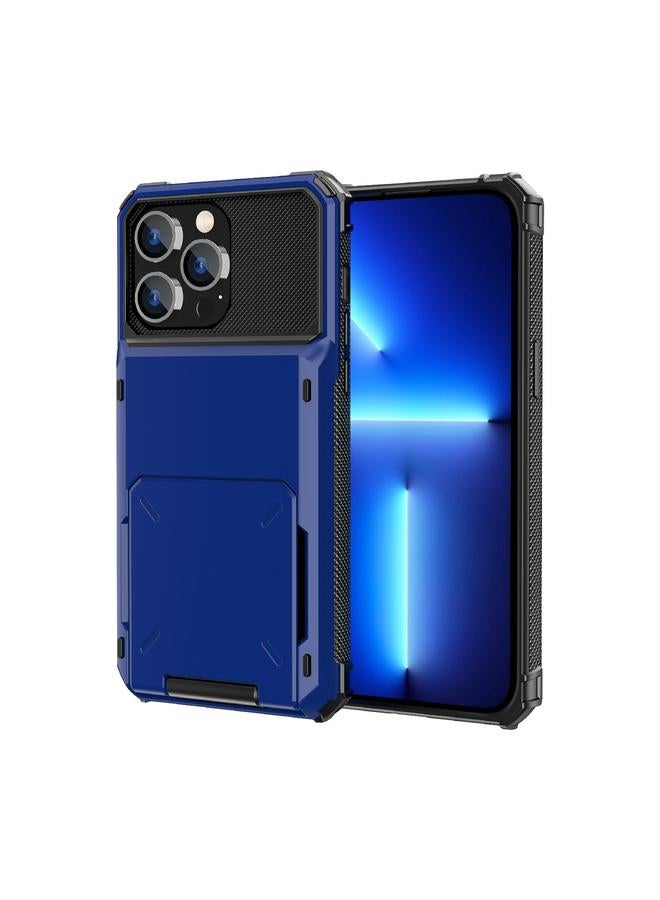 S-TOP Case For iPhone 14 Plus Scratch-Resistant Shockproof Heavy Duty Rugged Armor Protective Case with Card Slot - Image 1