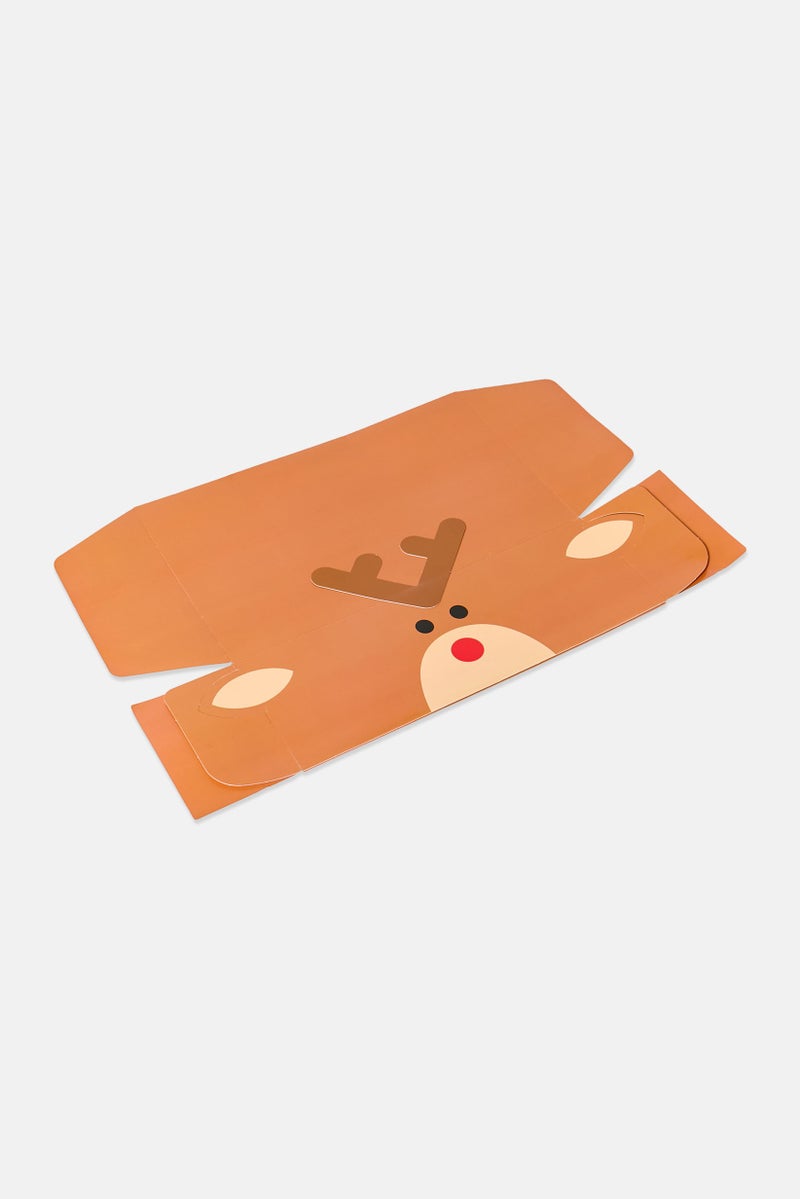 Muy Mucho Reindeer Foldable Box, Brown - Image 2