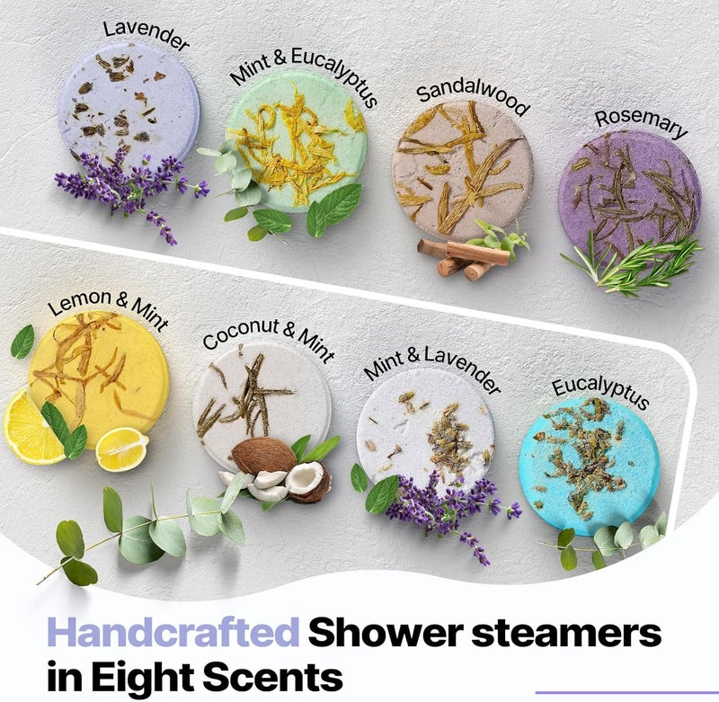 SWCANDY Aromatherapy Shower Steamers - 8 Pcs Gift Set - Image 2