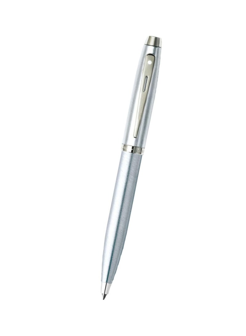 SHEAFFER Ballpoint Pen With Twist Mechanism Matte Brushed Chrome - Image 5