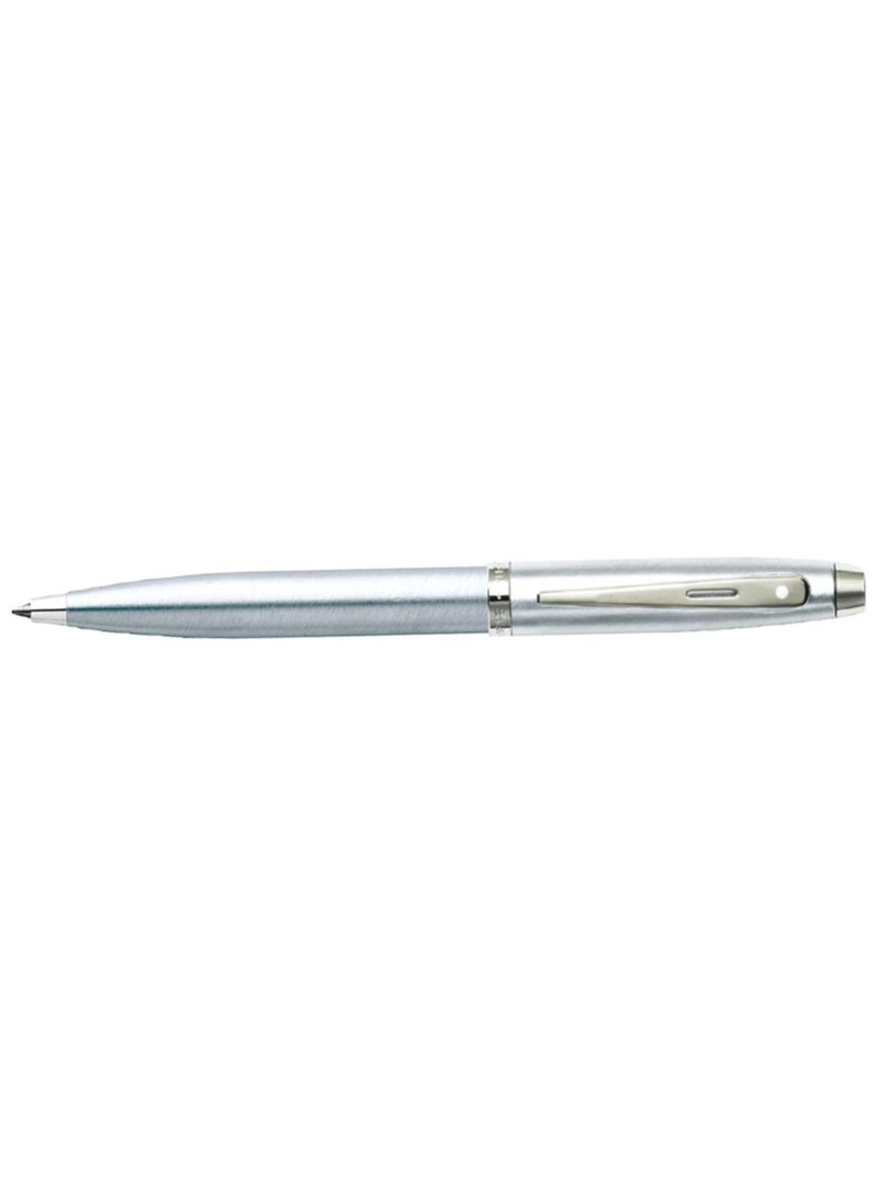 SHEAFFER Ballpoint Pen With Twist Mechanism Matte Brushed Chrome - Image 4