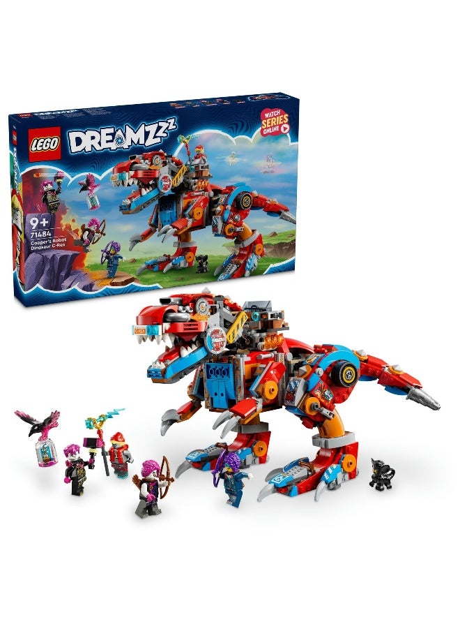 LEGO - LEGO DREAMZzz Cooper’s Robot Dinosaur C-Rex Toy 71484 Building Toy Set (917 Pieces) - Image 1