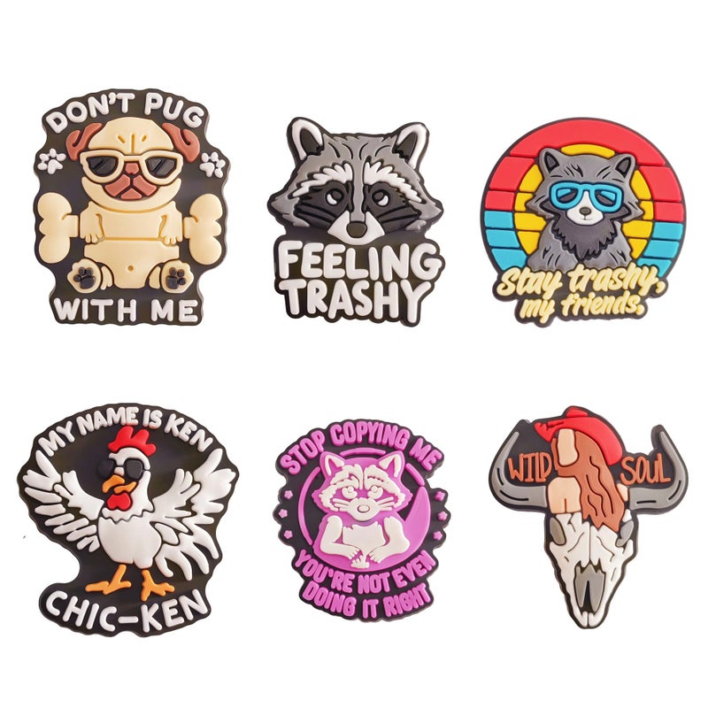 YMHOETS 30pcs Funny Shoe Charms for Men Women Horror Clogs Charms Accessories for Girls Boys Shoe Decoration Party Favor - Image 5