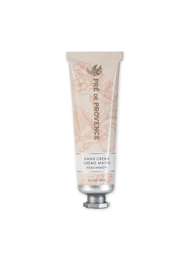 Pre De Provence Collection Shea Butter Enriched Rich & Nourishing Hand Cream, 30 ML, Persimmon - Image 1