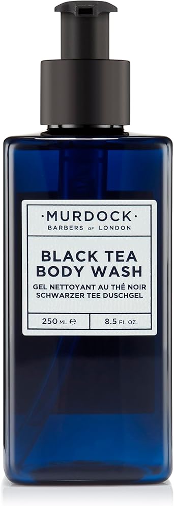 Murdock London Body Wash Gently Foams and Cleans off with Invigorating Black Tea Scent Made in England 250ml - Image 1