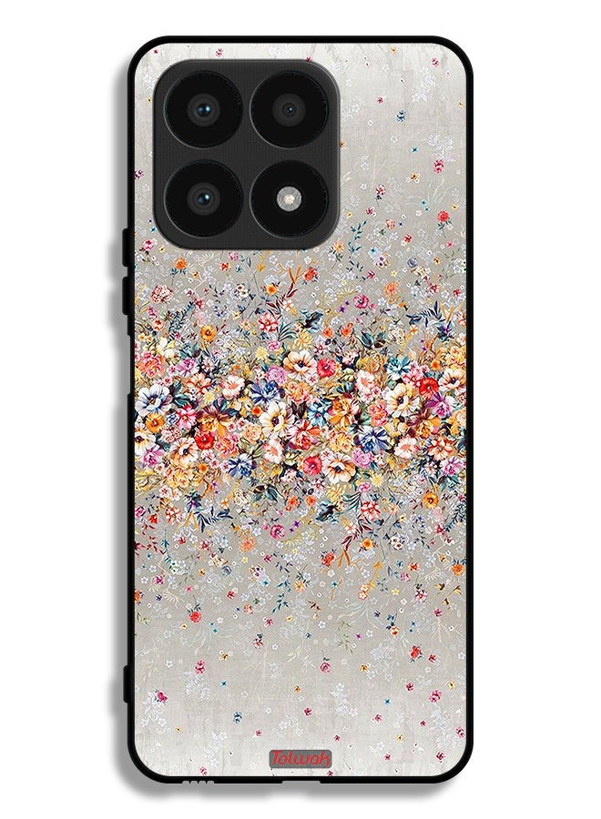 Tolwak Honor X8a Protective Case Cover Small Flowers Abstract Art - Image 1