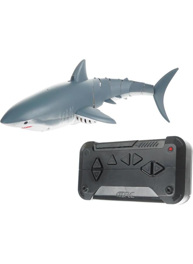 Remote Control Shark Toy, Grey Electronic Swimming Fish with Wireless Controller, Realistic RC Robotic Marine Animal - Image 1