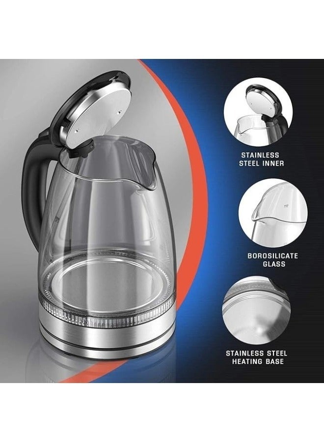 غلاية ماء كهربائية 2.2 لتر 1500 وات لون عشوائى - Image 2