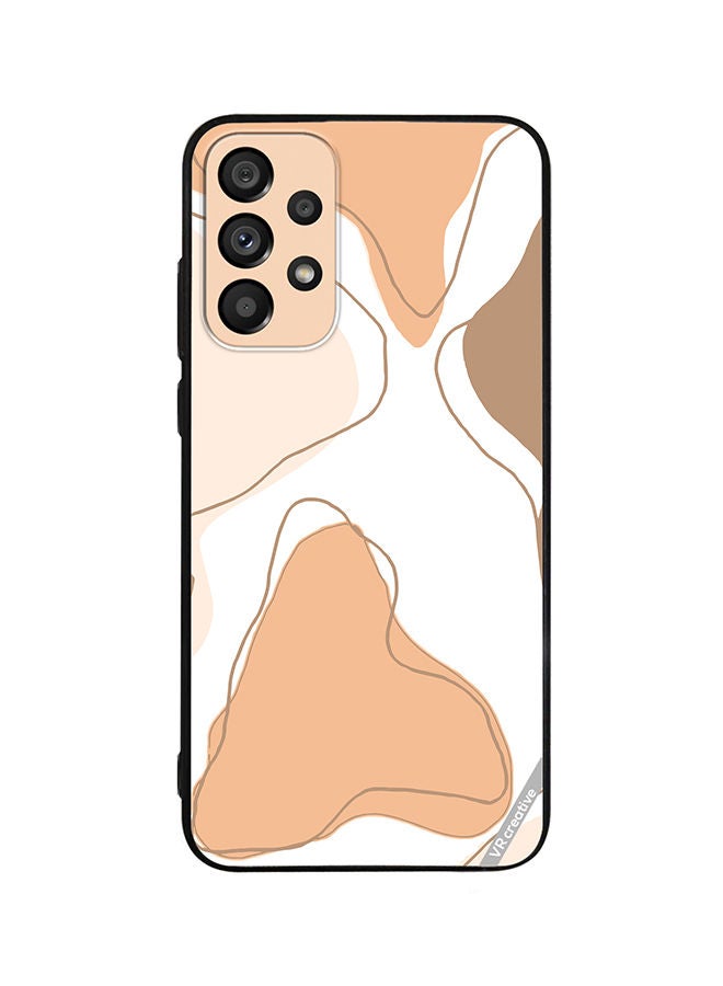 VR CREATIVE Protective Case Cover For Samsung Galaxy A23 Layers Design Multicolour - Image 1