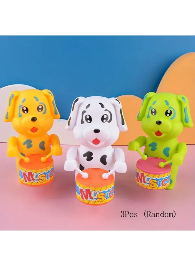3pcs Cute Animal Drum Toys Self Drumming Spinning Party Classroom Gifts - Image 5