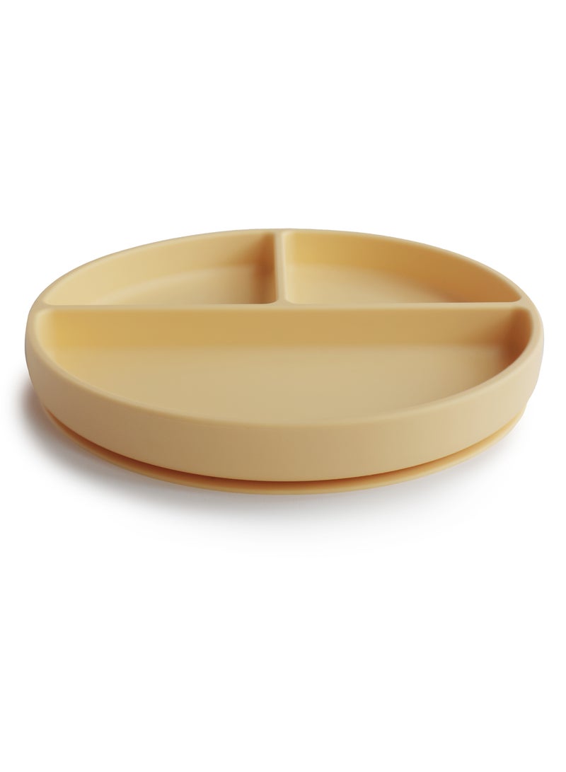 Mushie Silicone Plate Pale Daffodil - Image 2