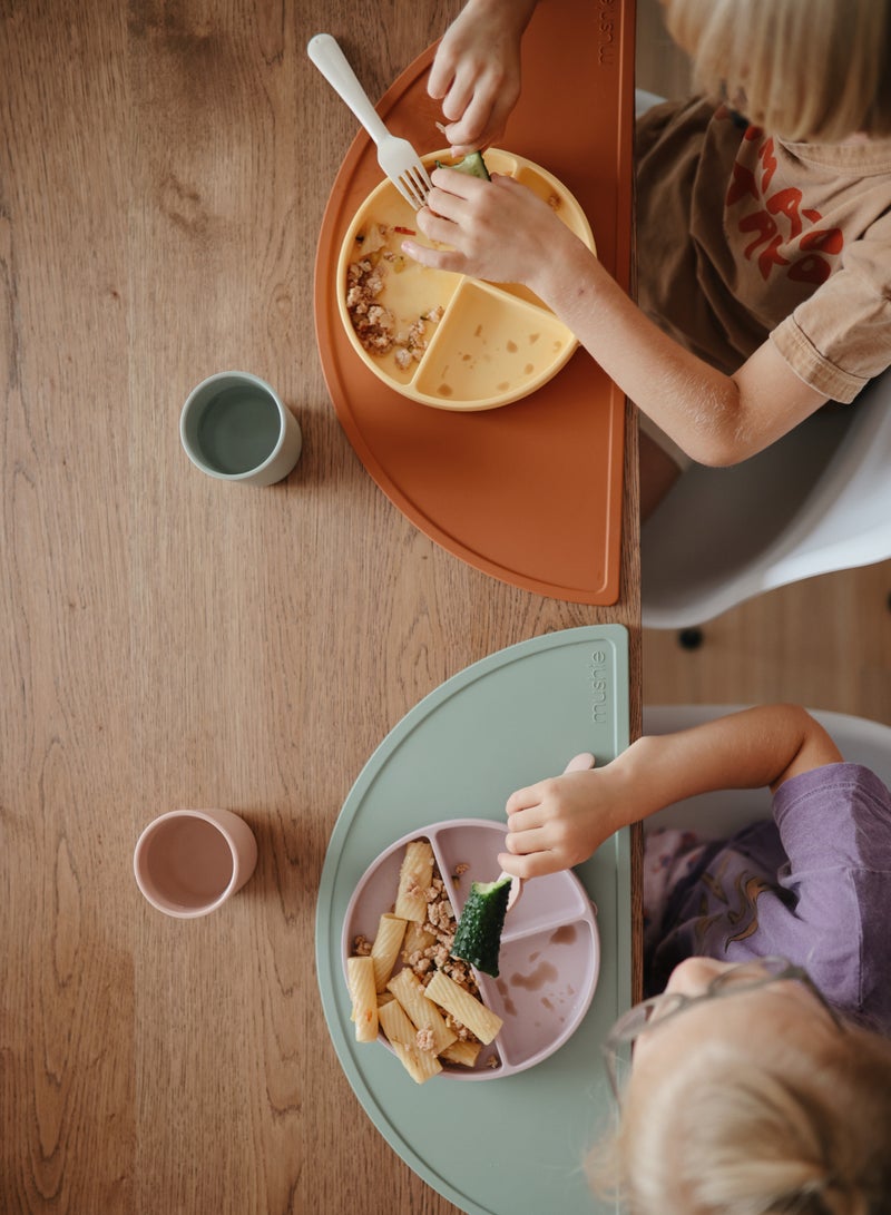 Mushie Silicone Plate Pale Daffodil - Image 4