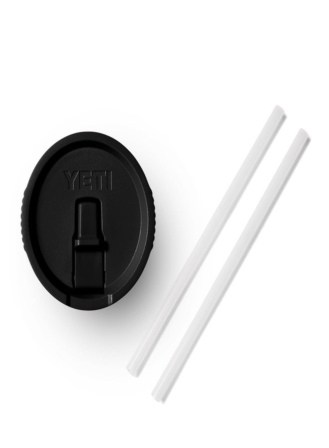 YETI Rambler 30 oz Travel Mug Straw Lid, Black - Image 1