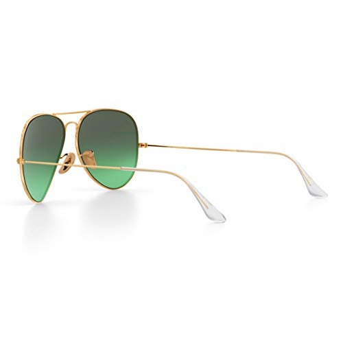 HiCycle2 Suitable/Replacement for Ray-Ban 3025 Aviator Sunglasse Temple Arms Nose Pads Temple Tips if Applicable (golden arm+clear temple) - Image 3
