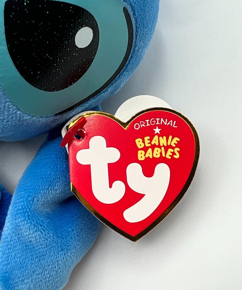 TY Beanie Baby Stitch - (Soft Body) -6", Blue - Image 4