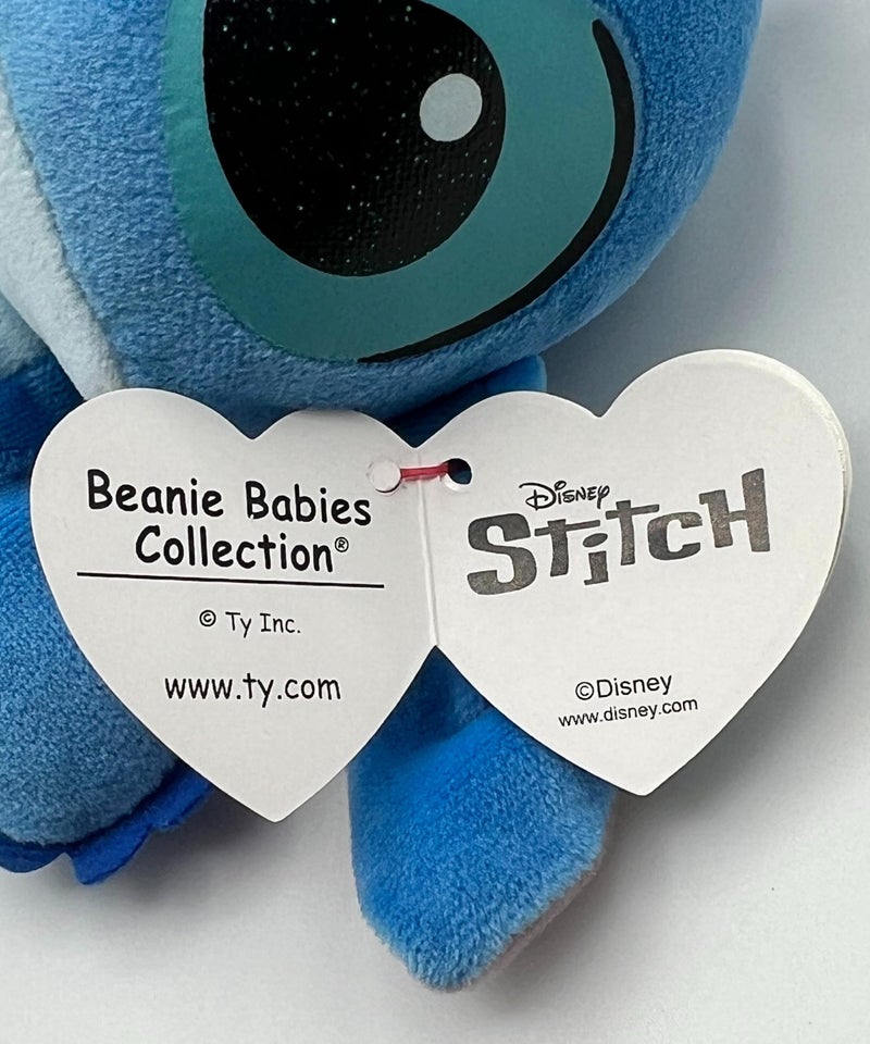 TY Beanie Baby Stitch - (Soft Body) -6", Blue - Image 5