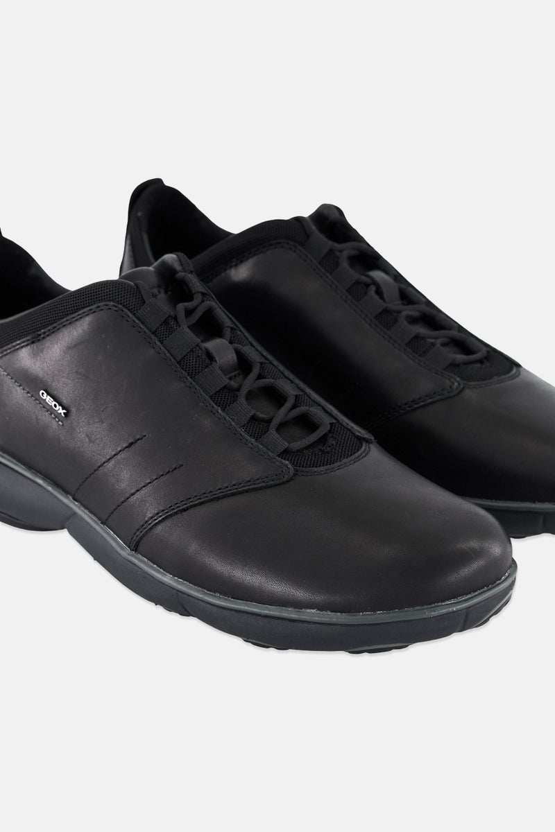 GEOX Men U Nebula Lace Up Casual Shoes, Black - Image 3