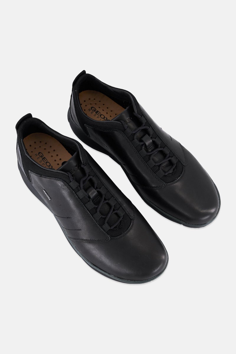 GEOX Men U Nebula Lace Up Casual Shoes, Black - Image 4