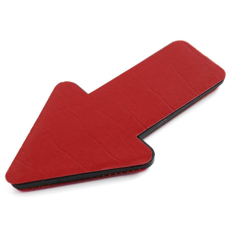AUTUT 4-Inch Car Reflective Sticker Red Arrow Shape Vehicle Car Reflector Strips, Pack of 4 Pcs - Image 3