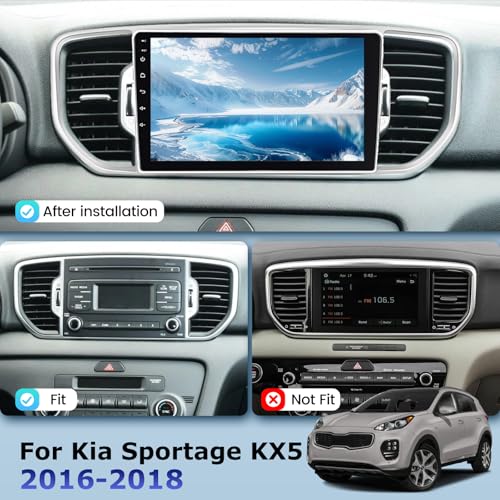 EKAT 4G64G 9 inch Radio for Kia Sportage 2016 2017 2018 Android Touch Screen Sportage Car Stereo Wireless CarplayAndroid Auto32 EQ Audio1280 720 ScreenSWCBluetooth - Image 3