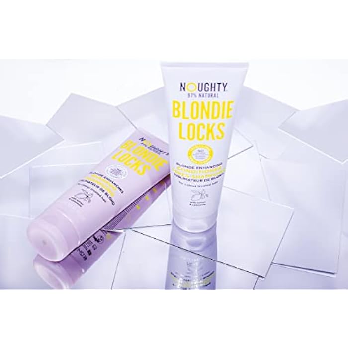 Noughty Blondie Locks Blonde Enhancing Conditioner, Vegan 97% Natural, Sulfate-Free Silicone-Free Paraben-Free Blonde Lightening Conditioner, 250 ml / 8.4 fl oz - Image 4