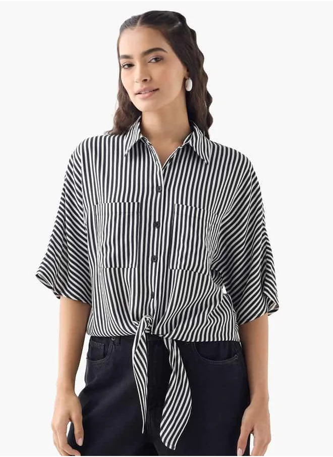 لي كوبر Lee Cooper Striped Shirt with Pockets