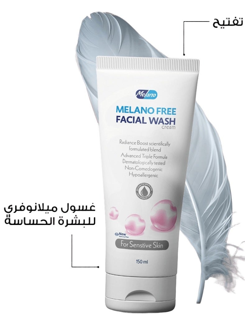 Melano Pharma Melano Free Facial Wash For Senstive Skin 150 ml