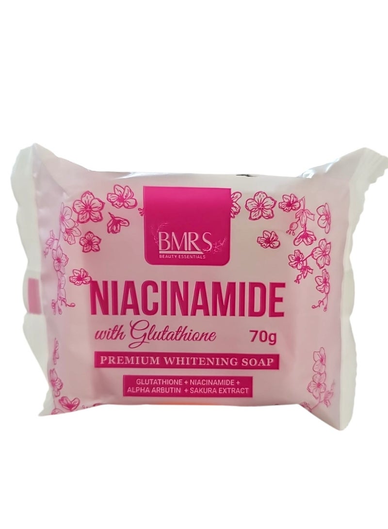 بمارس صابون تبييض نياسيناميد الفاخر 70 جرام - Image 1