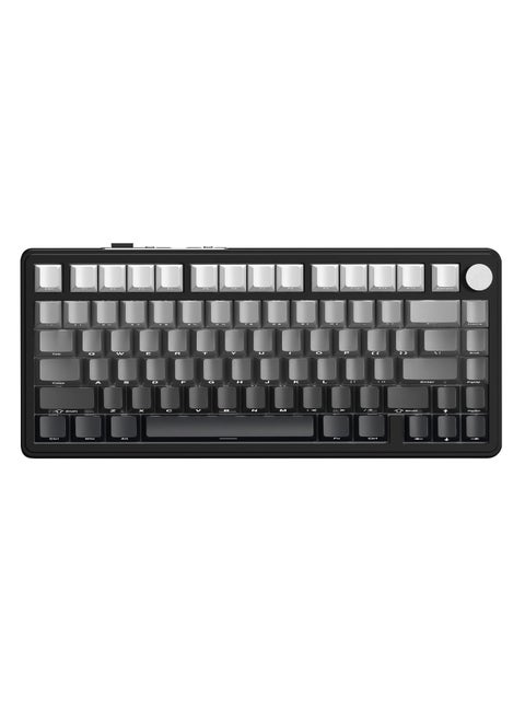 X85 Tri-mode Gasket 75% Mechanical Keyboard with CNC Knob, 5-Layer Padding, Hot Swappable, RGB Backlight