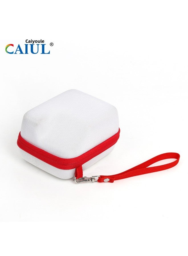 Anti-scratch And Anti-drop Strap EVA Hard Case Red And White Photo Bag Polaroid GO Special Fit Storage Bag-Color:White  - Image 1