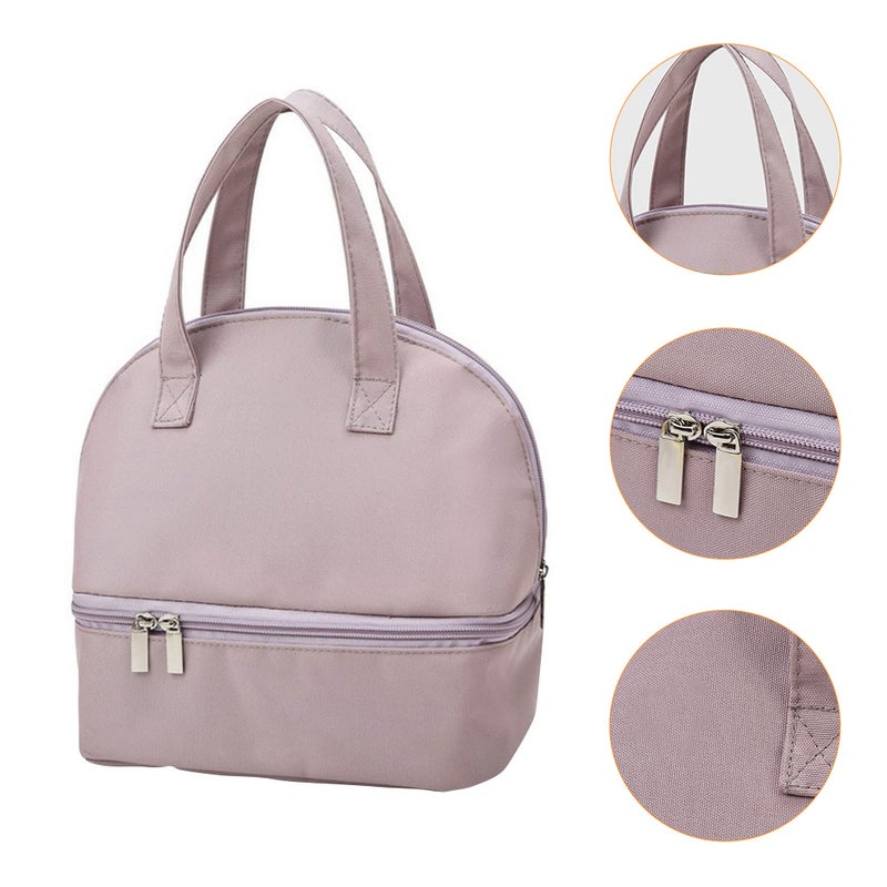 2 pcs Baby Bottle Tote Bag Polyester Zipper Storage Bag Keeping Bag - Image 1