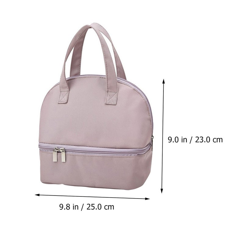 2 pcs Baby Bottle Tote Bag Polyester Zipper Storage Bag Keeping Bag - Image 3