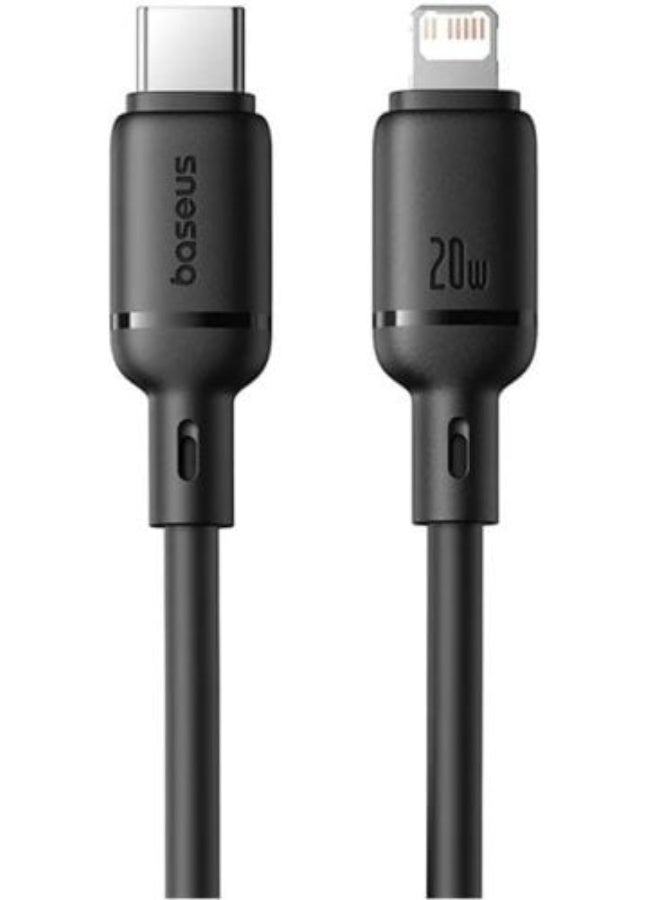بيسوس Baseus USB-C - Lightning Cable 1 m Black (P10377700113-00) black - Image 1