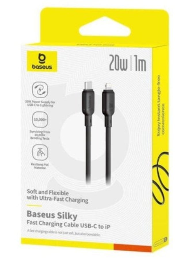 بيسوس Baseus USB-C - Lightning Cable 1 m Black (P10377700113-00) black - Image 2