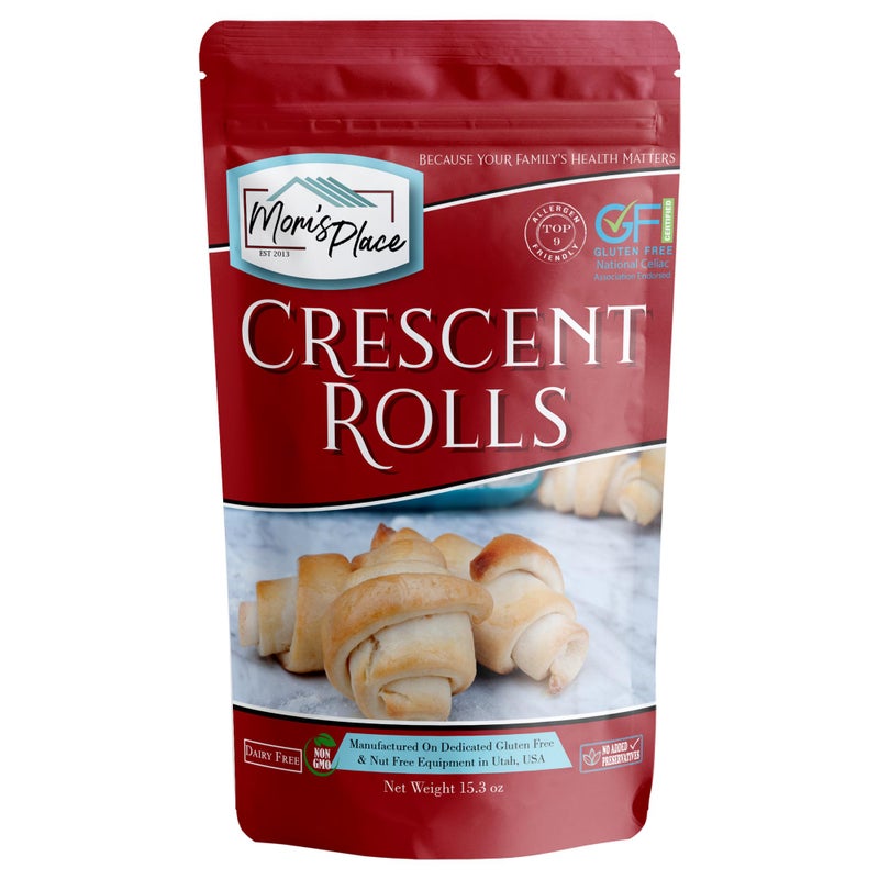 Mom's Place Gluten-Free Moms Place GlutenFree Crescent Roll Mix Soft  Fluffy Rolls Dairy Free Nut Free Soy Free NonGMO 12 servings - Image 3