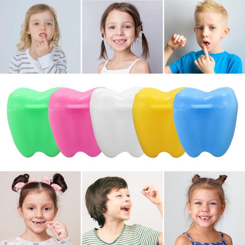 Baby Tooth Keepsake Box Flower Shaped First Tooth Storage For Kids 20 Pcs - Image 4
