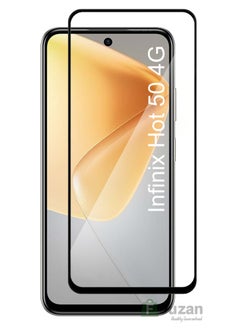 Generic Glass Screen Protector Tempered Glass For Infinix Hot 50 4G-Black