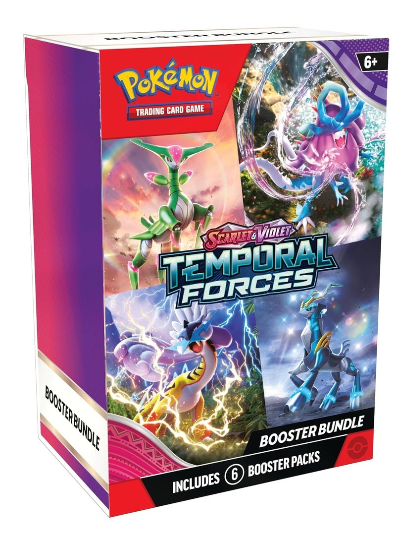 Pokemon TCG: Scarlet & Violet—Temporal Forces Booster Bundle (6 Booster Packs) - Image 1