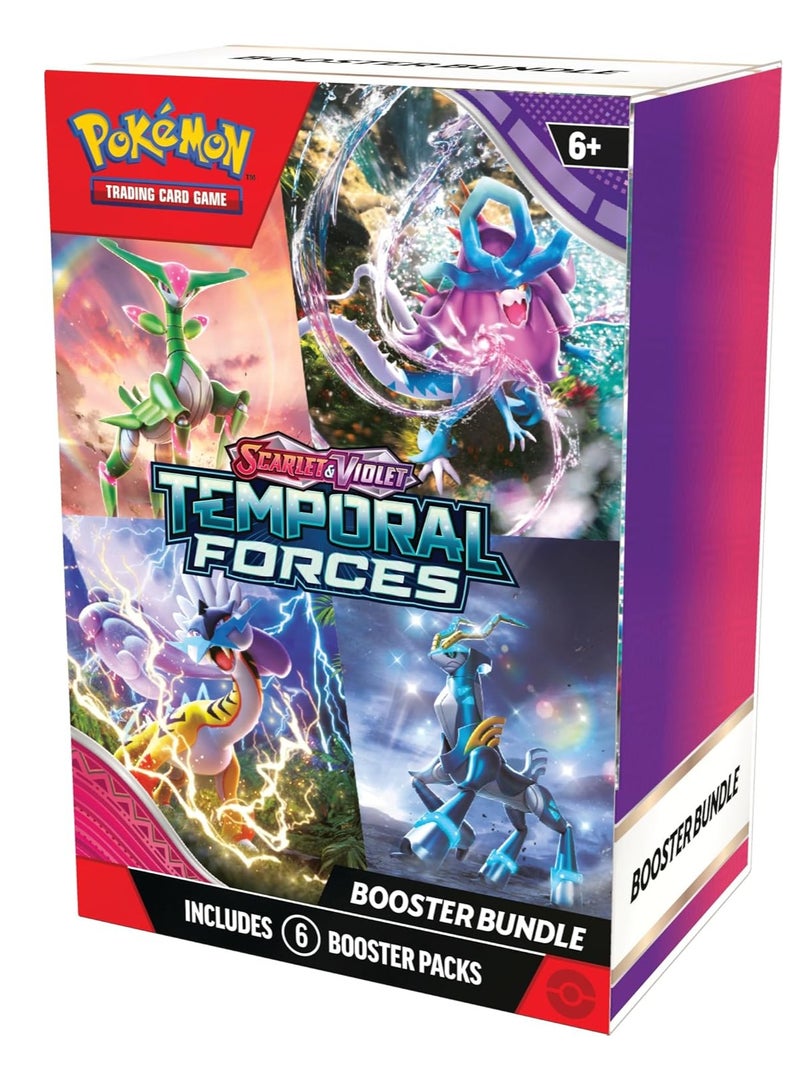 Pokemon TCG: Scarlet & Violet—Temporal Forces Booster Bundle (6 Booster Packs) - Image 3