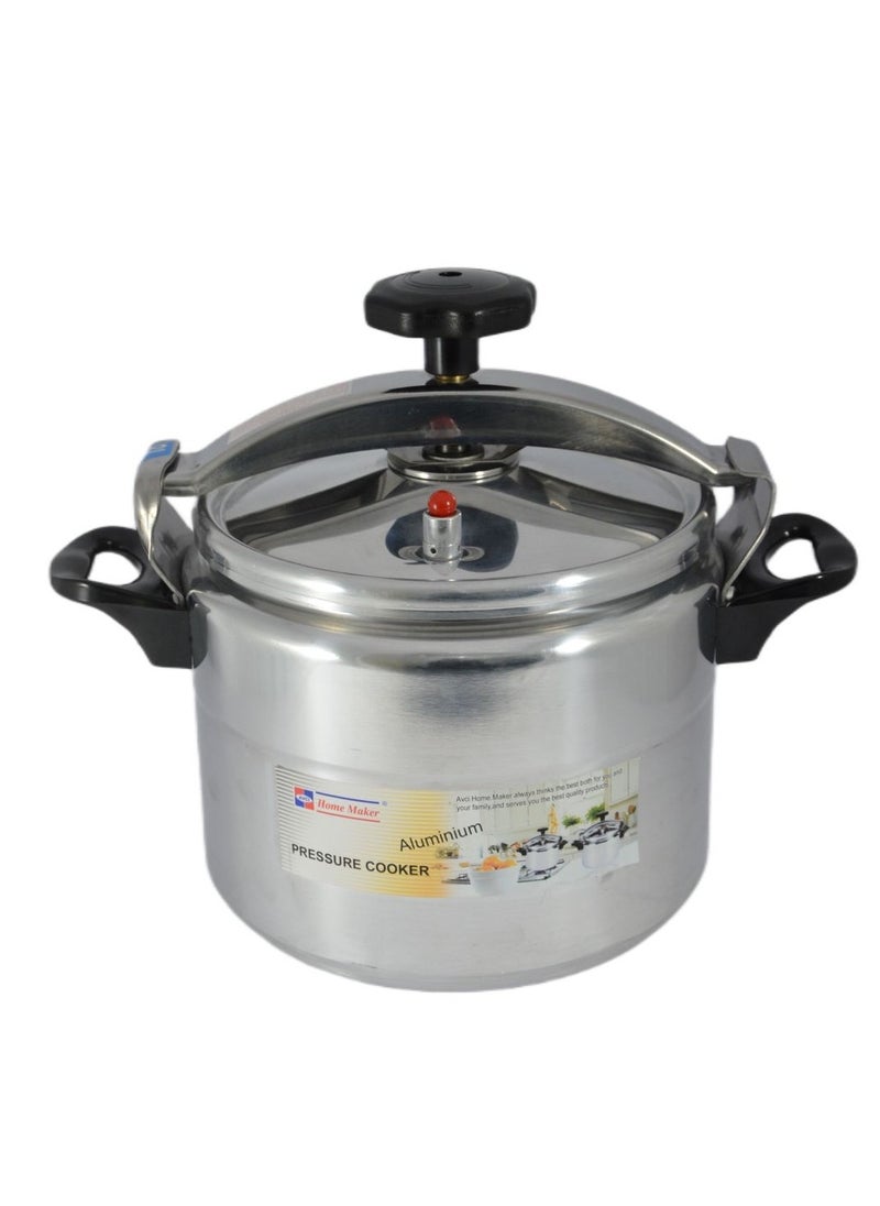 Homemaker Aluminium Pressure Cooker 28cm - 12 Liter Capacity - Silver  - Image 2