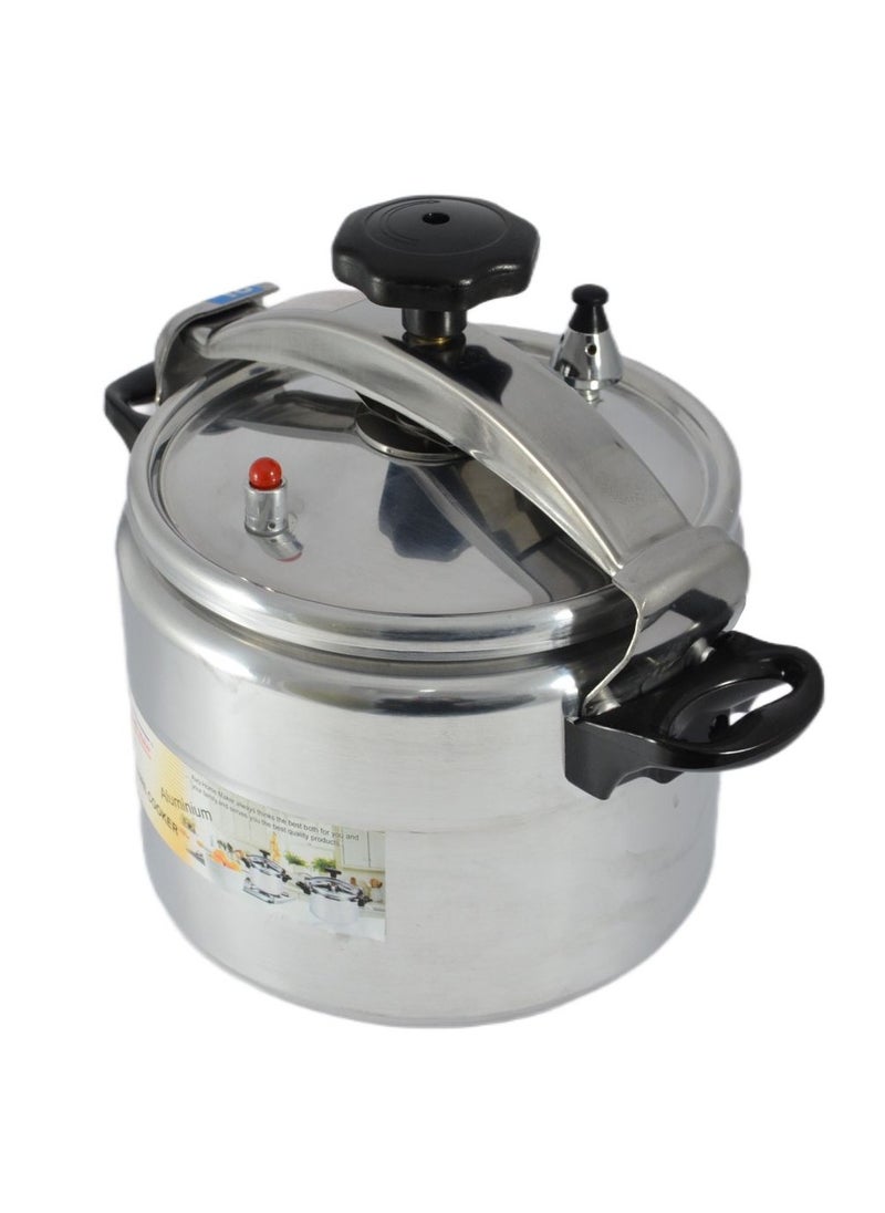 Homemaker Aluminium Pressure Cooker 28cm - 12 Liter Capacity - Silver  - Image 3