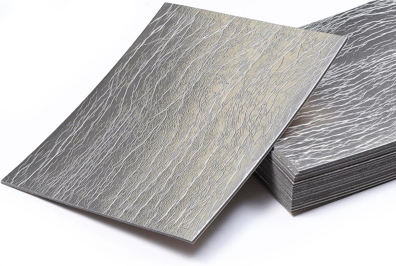 Siless Liner 314 mil 18 sqft Aluminum Foil Finish Car Sound Deadening Heat Insulation Closed Cell Foam PE Foam Sound Deadener