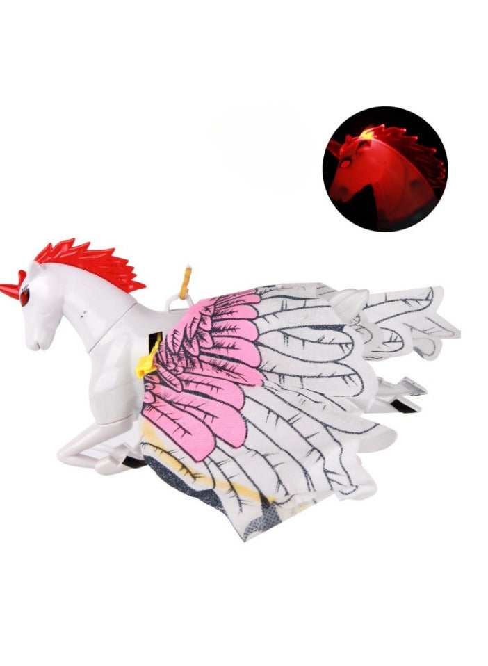 AROAQ Flying Bird Cat Toy, Imitation Pegasus Hanging Door Cat Interactive Toy, Automatic Pegasus Flying Bird, Simulation Bird Interactive Cat Toy For Indoor Cats,(Pegasus Audio Model Without Battery) - Image 1