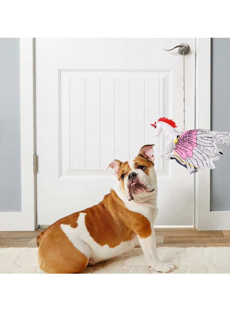 AROAQ Flying Bird Cat Toy, Imitation Pegasus Hanging Door Cat Interactive Toy, Automatic Pegasus Flying Bird, Simulation Bird Interactive Cat Toy For Indoor Cats,(Pegasus Audio Model Without Battery) - Image 4