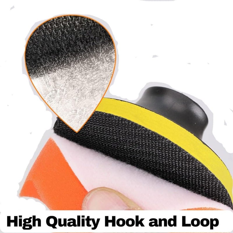 MLD MLD 7 Hook Loop Self Adhesive Backing Pads Shank for Sanding Disc Drill BPMP106 7inchPlastic Pack of 1  - Image 4