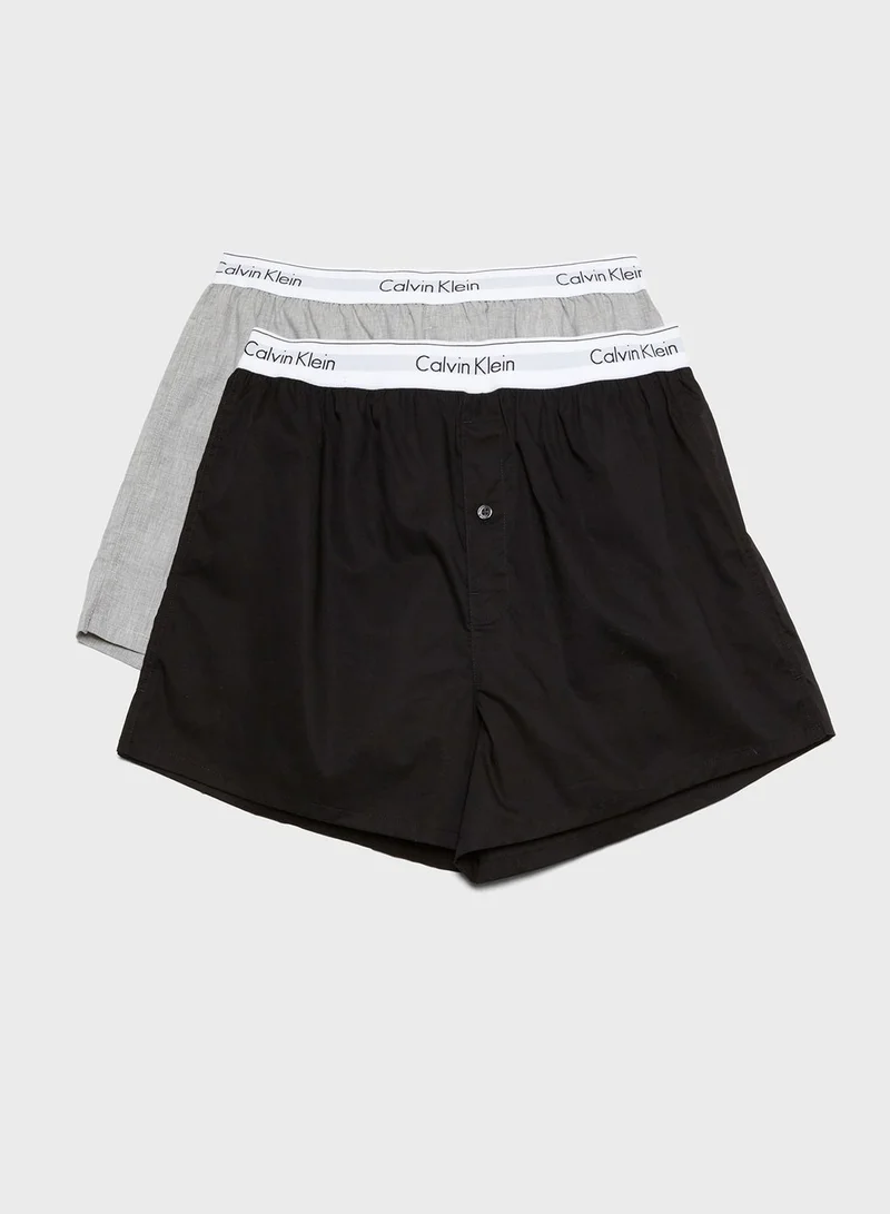 CALVIN KLEIN 2 Pack Boxers